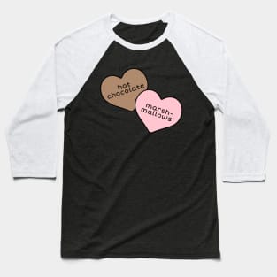 Hot Chocolate and Marshmallows Baseball T-Shirt